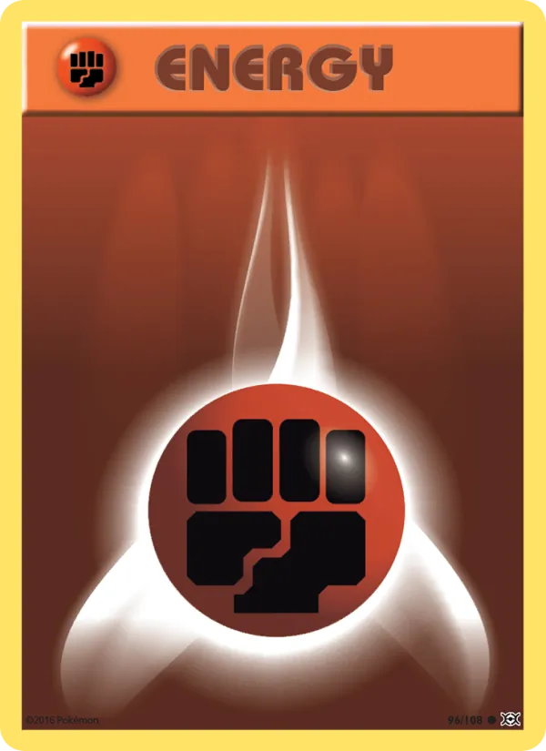 Fighting Energy #96 – Evolutions card