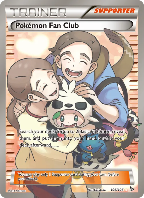 Pokémon Fan Club #106 – Flashfire card