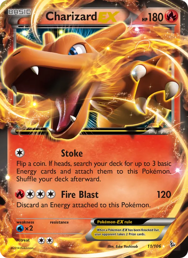 Charizard EX #11 – Flashfire card