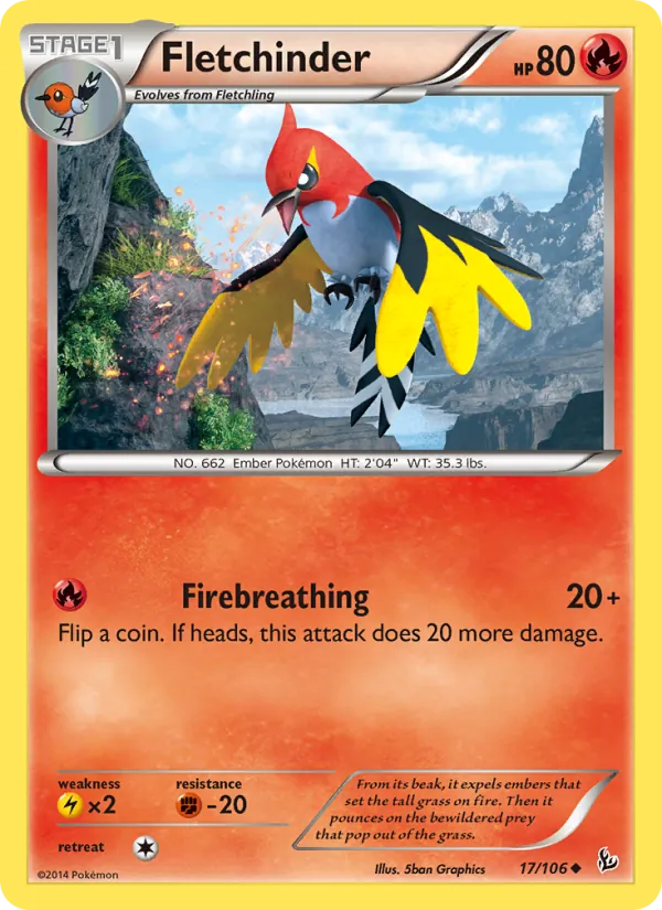 Fletchinder #17 – Flashfire card