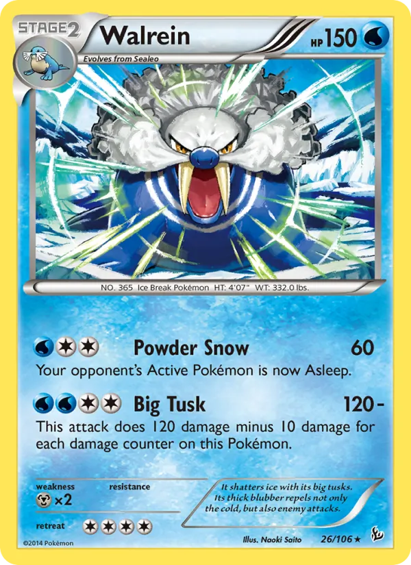 Walrein #26 – Flashfire card