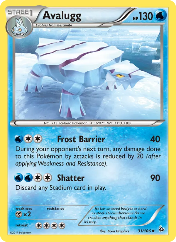 Avalugg #31 – Flashfire card