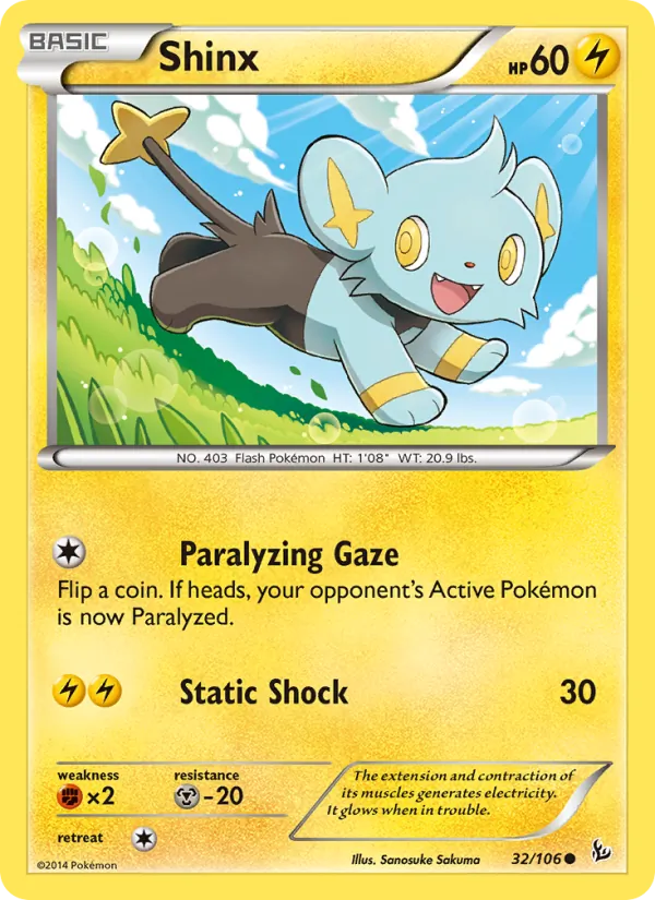 Shinx #32 – Flashfire card