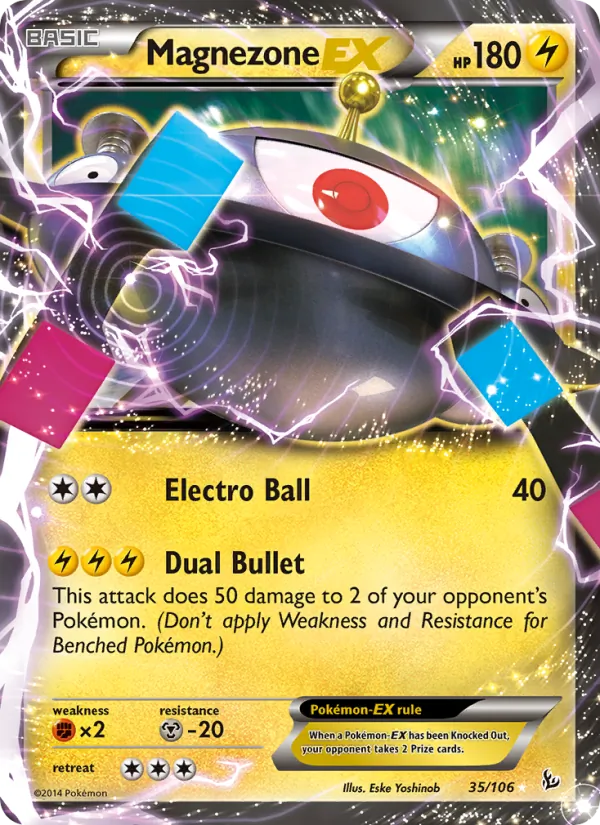 Magnezone EX #35 – Flashfire card