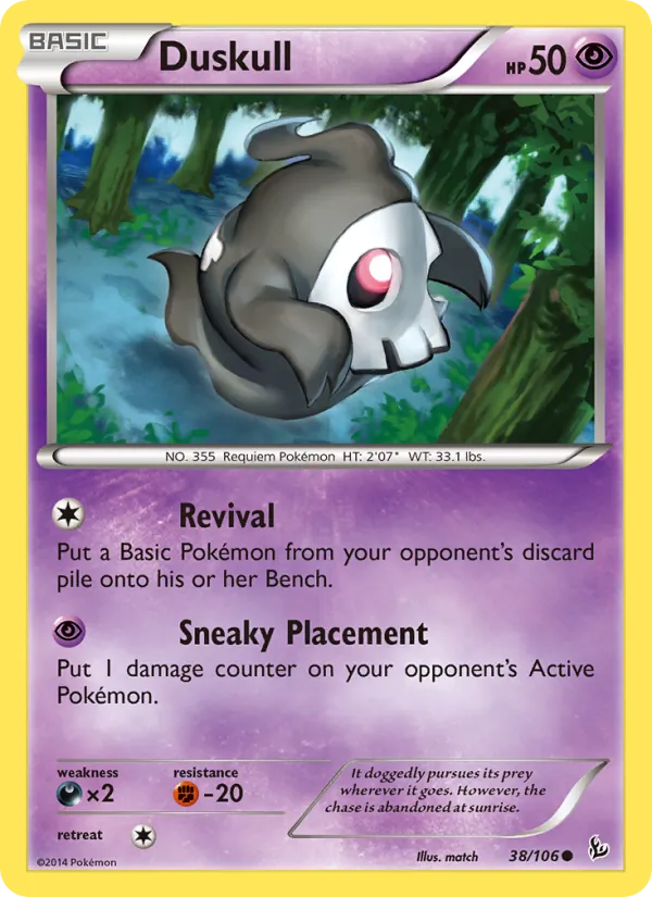 Duskull #38 – Flashfire card