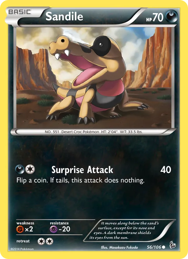 Sandile #56 – Flashfire card