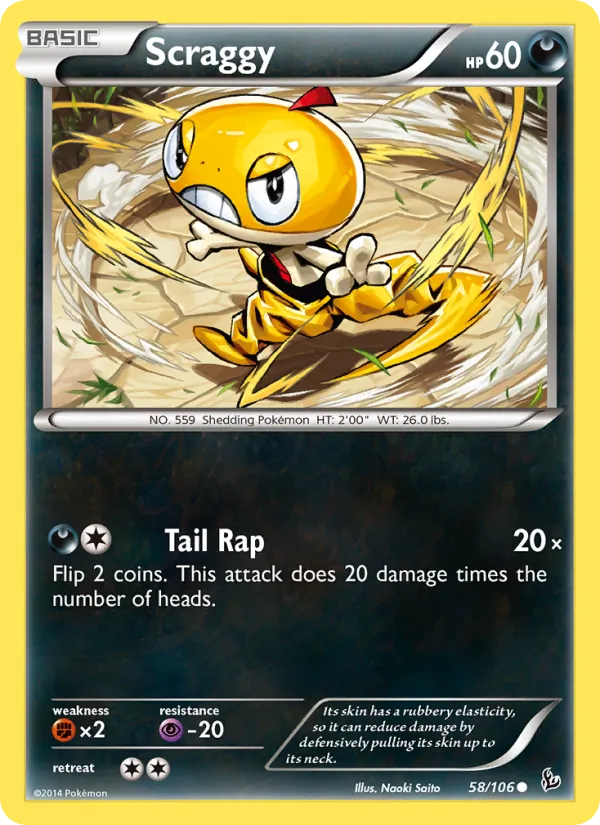 Scraggy #58 – Flashfire card