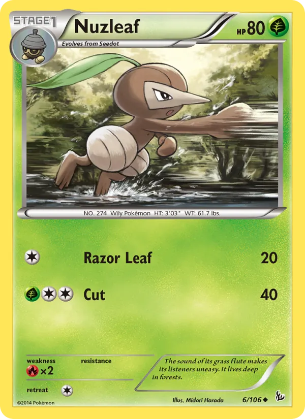 Nuzleaf #6 – Flashfire card