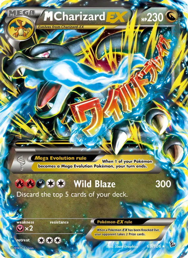 M Charizard EX #69 – Flashfire card