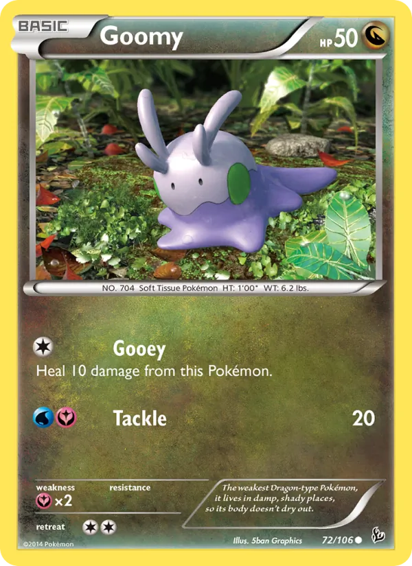 Goomy #72 – Flashfire card