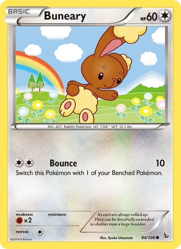 Buneary #84 – Flashfire card
