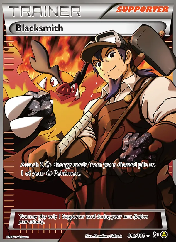 Blacksmith #88a – Flashfire card