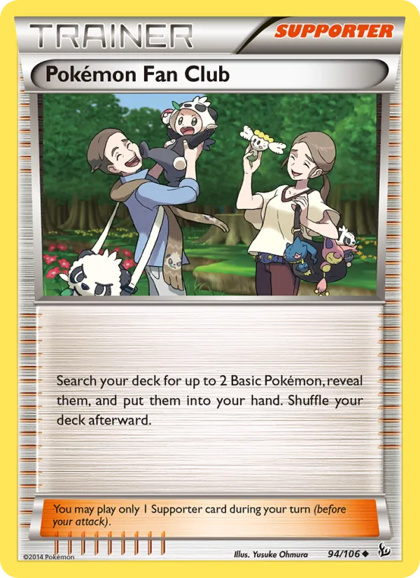 Pokémon Fan Club #94 – Flashfire card