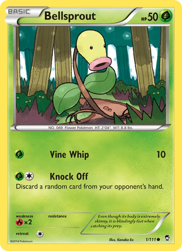 Bellsprout #1 – Furious Fists card