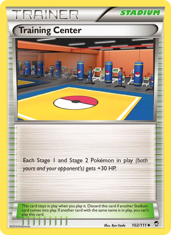 Training Center #102 – Furious Fists card