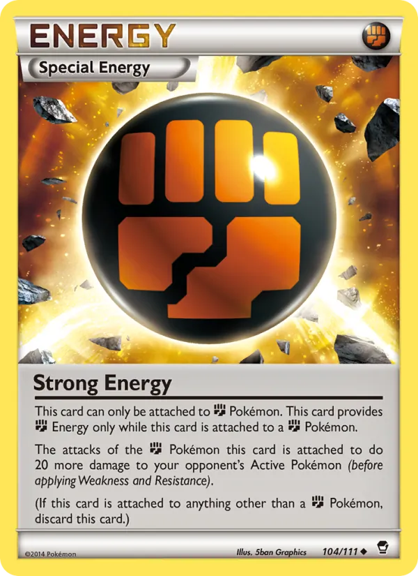 Strong Energy #104 – Furious Fists card