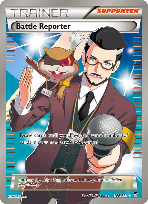 Battle Reporter #109 – Furious Fists card