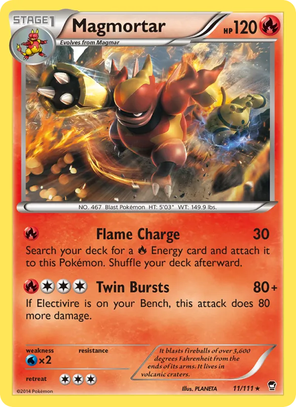 Magmortar #11 – Furious Fists card