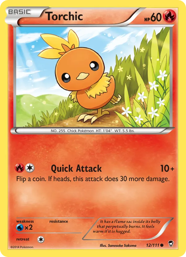 Torchic #12 – Furious Fists card