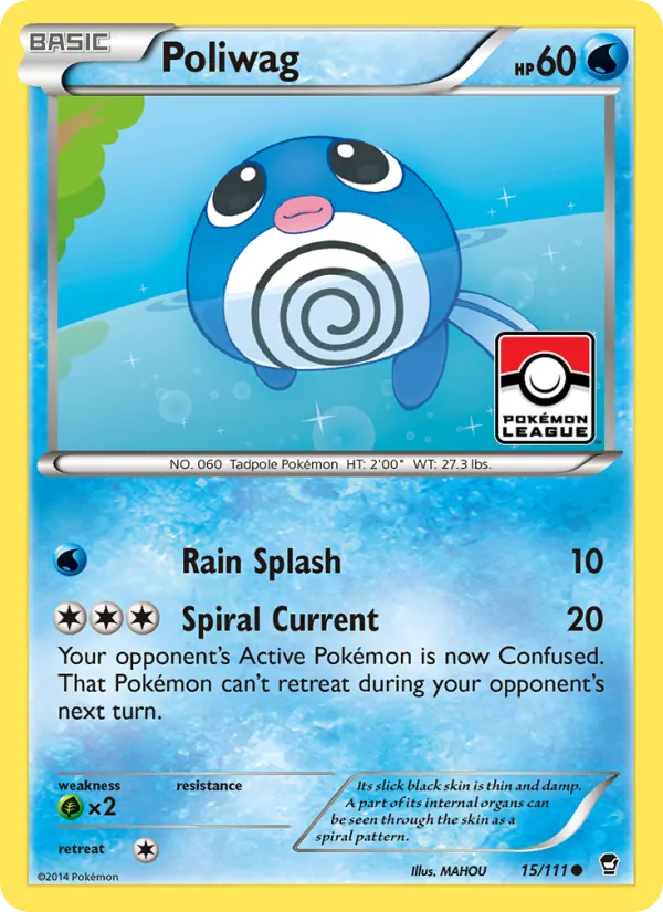 Poliwag #15 – Furious Fists card