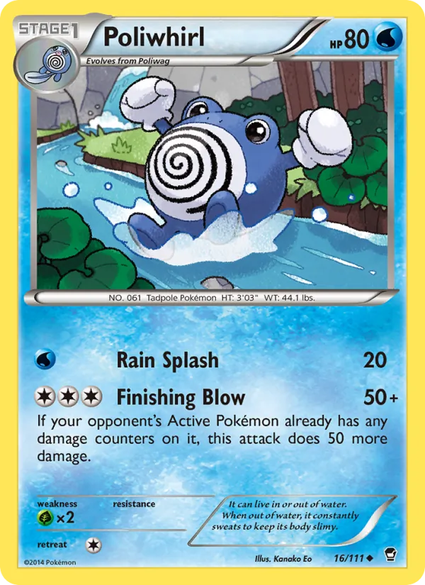 Poliwhirl #16 – Furious Fists card