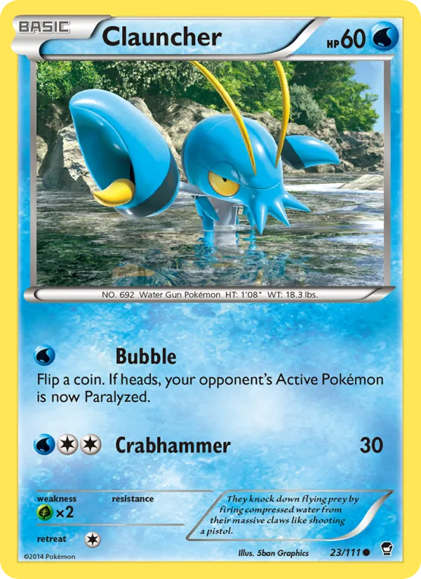 Clauncher #23 – Furious Fists card