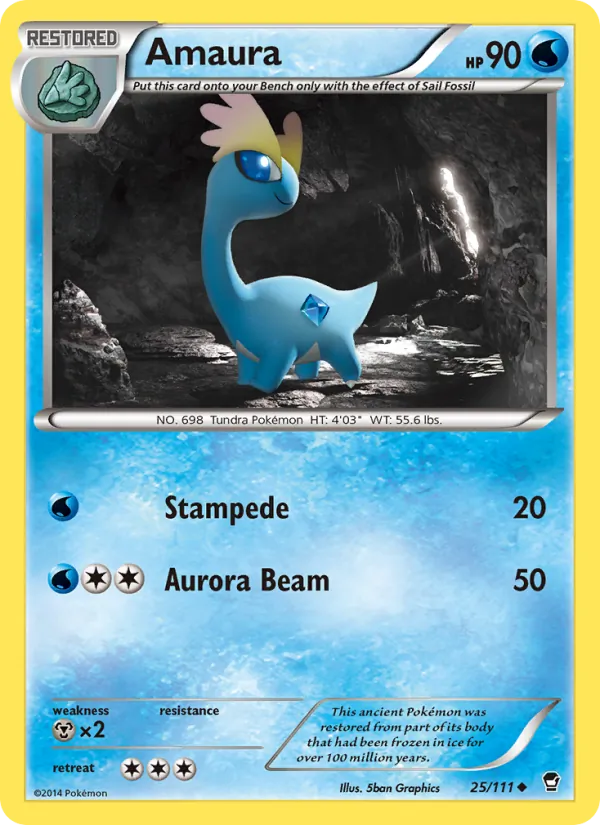 Amaura #25 – Furious Fists card