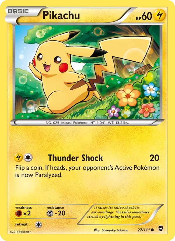 Pikachu #27 – Furious Fists card
