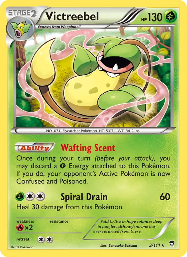 Victreebel #3 – Furious Fists card