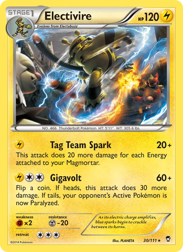 Electivire #30 – Furious Fists card