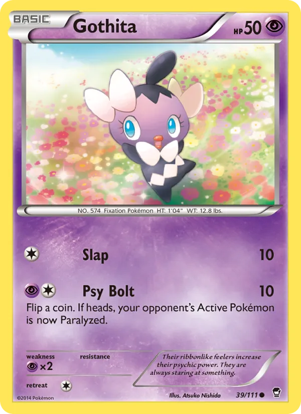 Gothita #39 – Furious Fists card