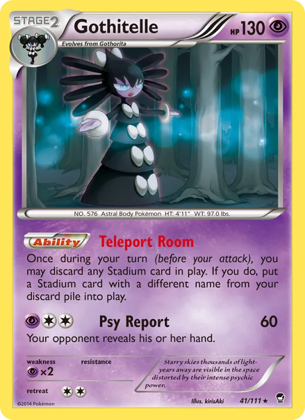 Gothitelle #41 – Furious Fists card