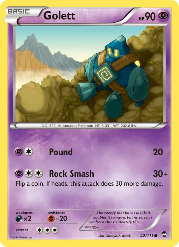 Golett #42 – Furious Fists card