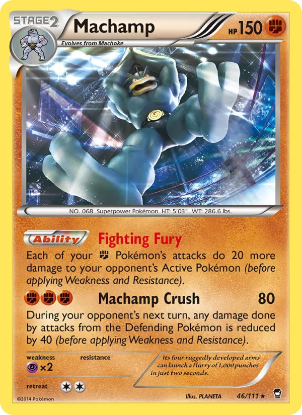 Machamp #46 – Furious Fists card