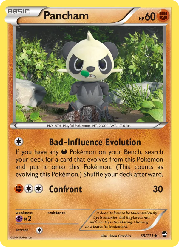 Pancham #59 – Furious Fists card