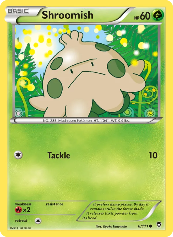 Shroomish #6 – Furious Fists card