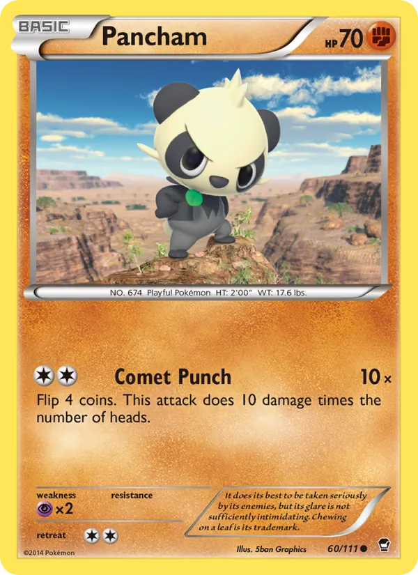 Pancham #60 – Furious Fists card