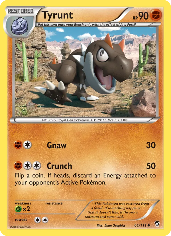 Tyrunt #61 – Furious Fists card