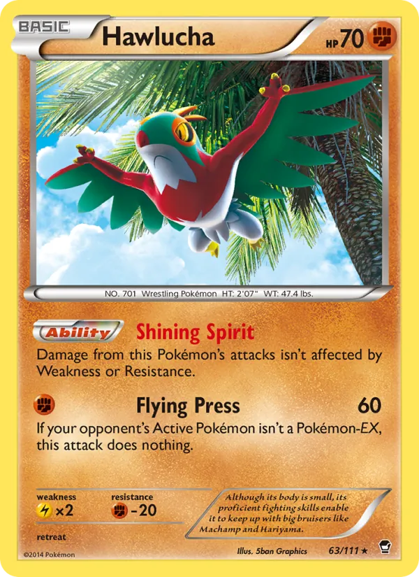 Hawlucha #63 – Furious Fists card