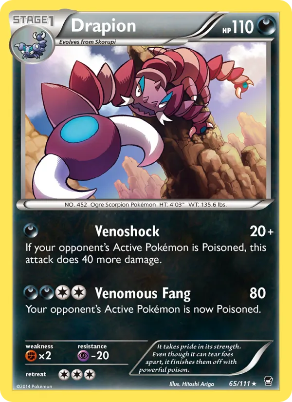Drapion #65 – Furious Fists card