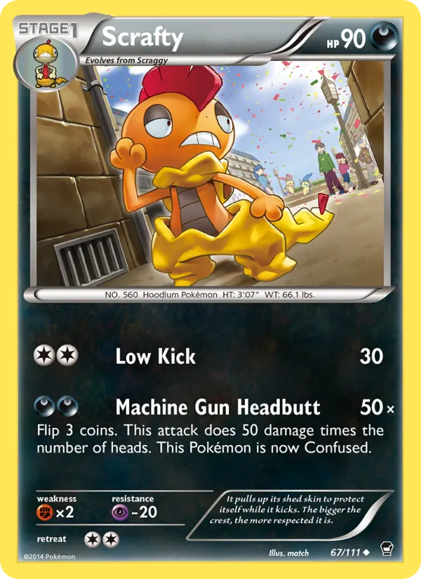 Scrafty #67 – Furious Fists card