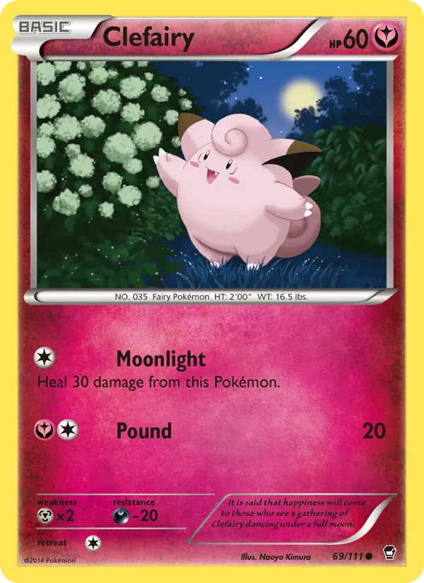 Clefairy #69 – Furious Fists card
