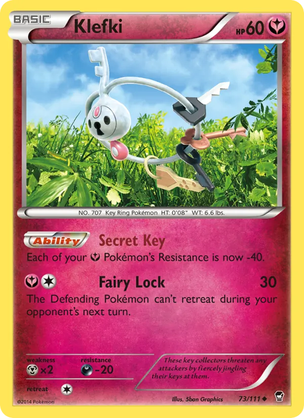 Klefki #73 – Furious Fists card
