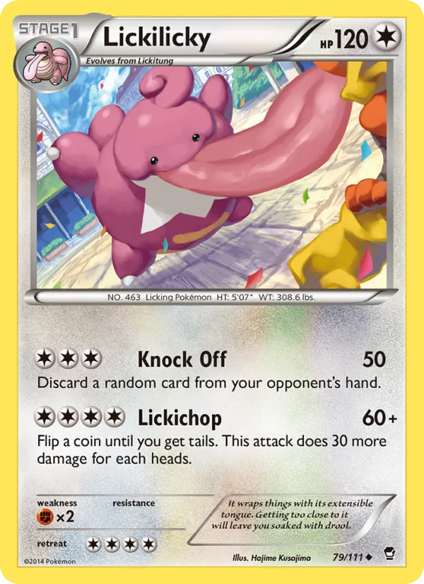 Lickilicky #79 – Furious Fists card