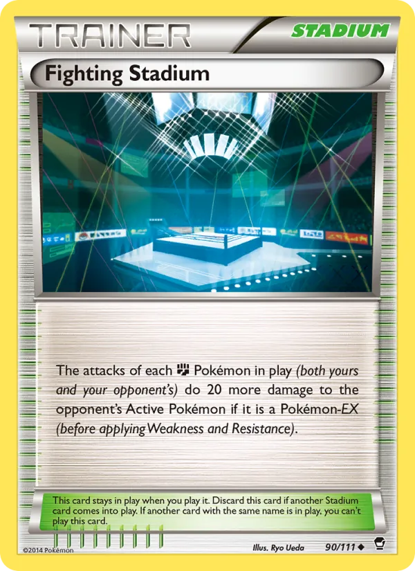 Fighting Stadium #90 – Furious Fists card
