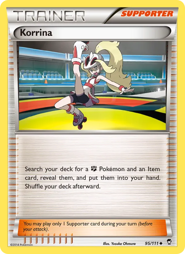 Korrina #95 – Furious Fists card