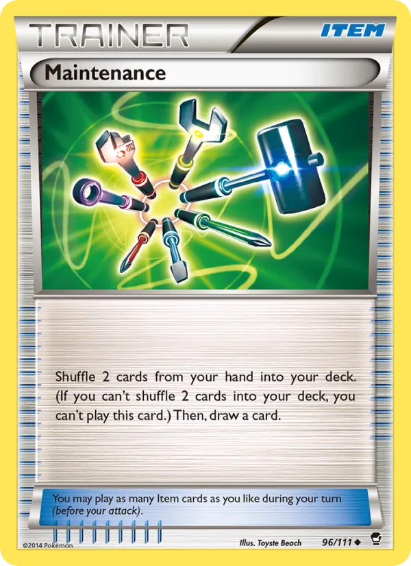 Maintenance #96 – Furious Fists card