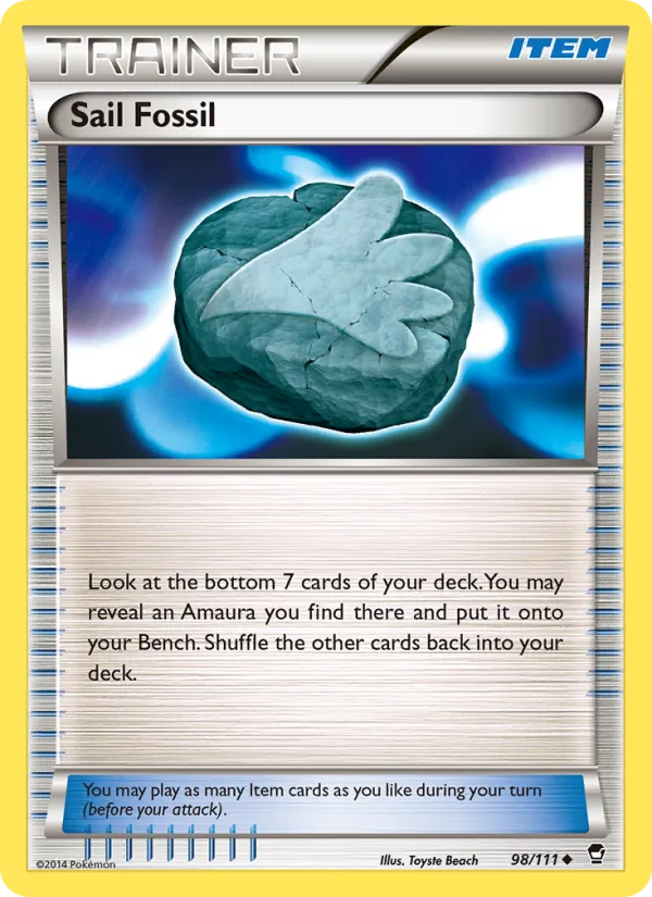Sail Fossil #98 – Furious Fists card