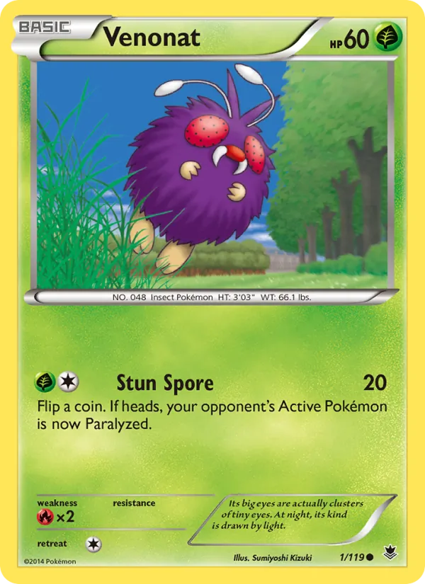 Venonat #1 – Phantom Forces card