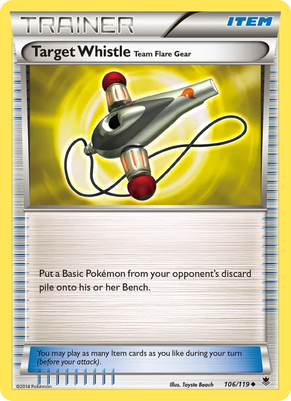 Target Whistle Team Flare Gear #106 – Phantom Forces card